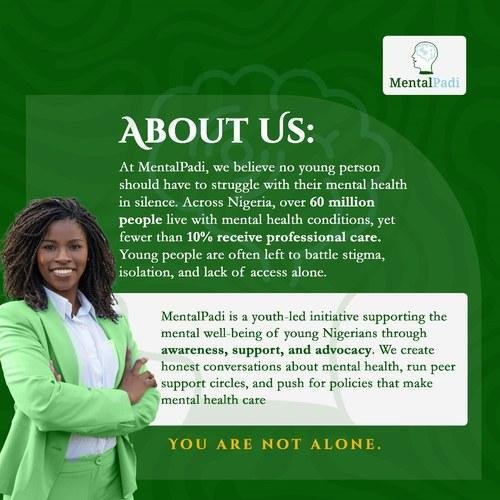 About MentalPadi: no young person should struggle with their mental health in silence